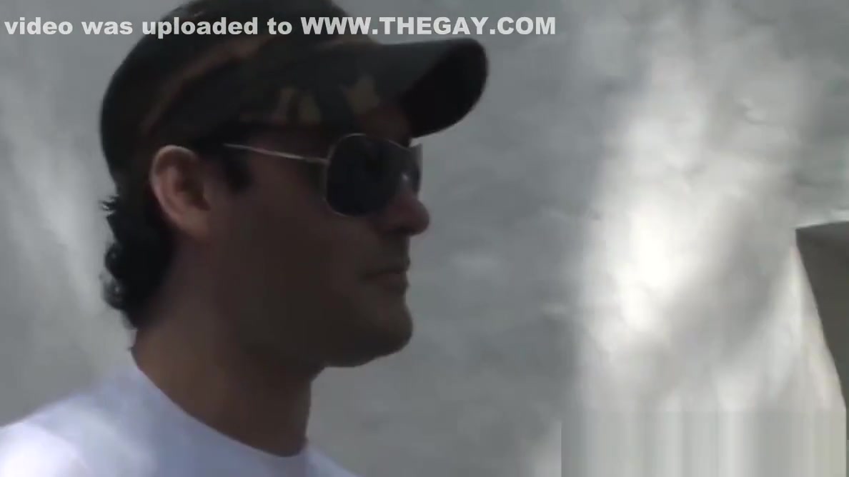 Naughty young army cadet rides majors raw cock outdoors