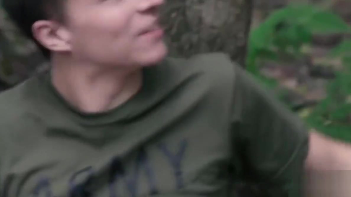Young military twink getting ganbang by big cocked hunks