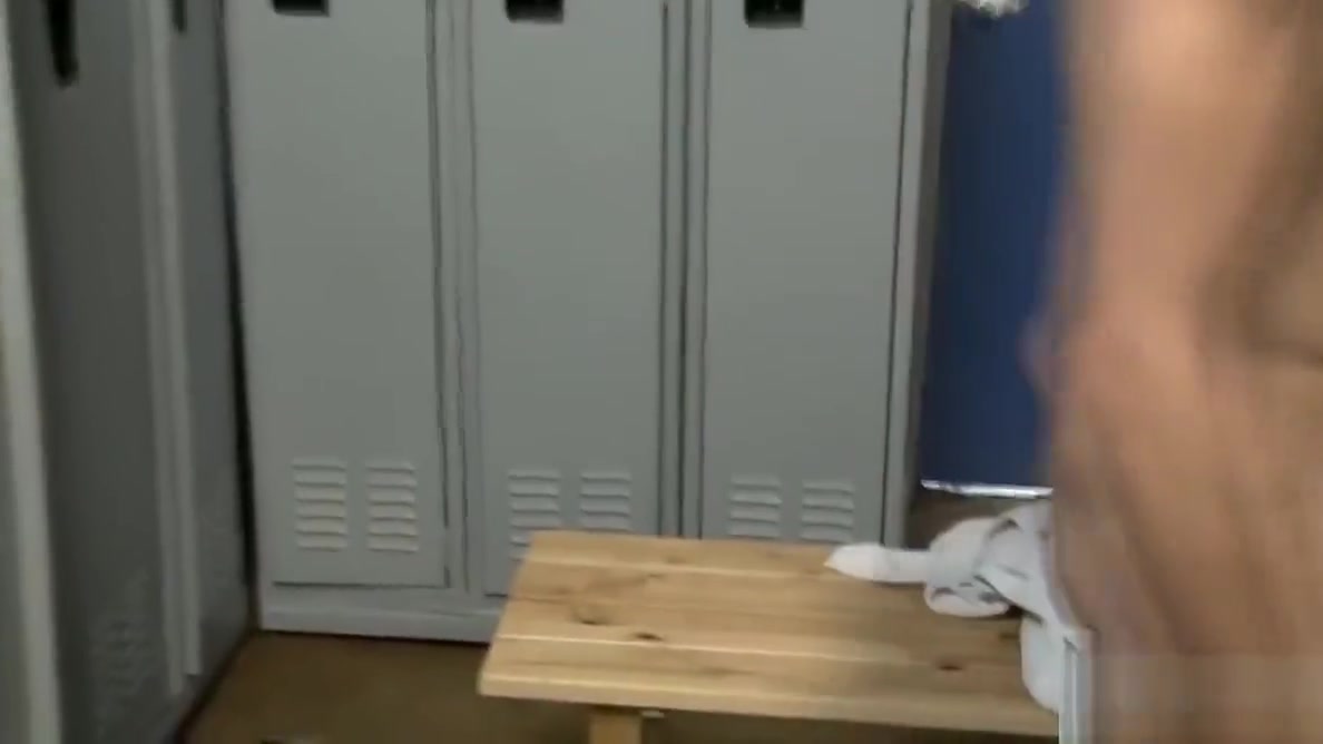 Horny teammates make love in the shower