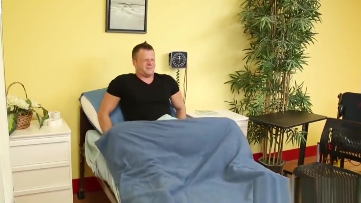 BDSM doctor ties up patient for deepthroating
