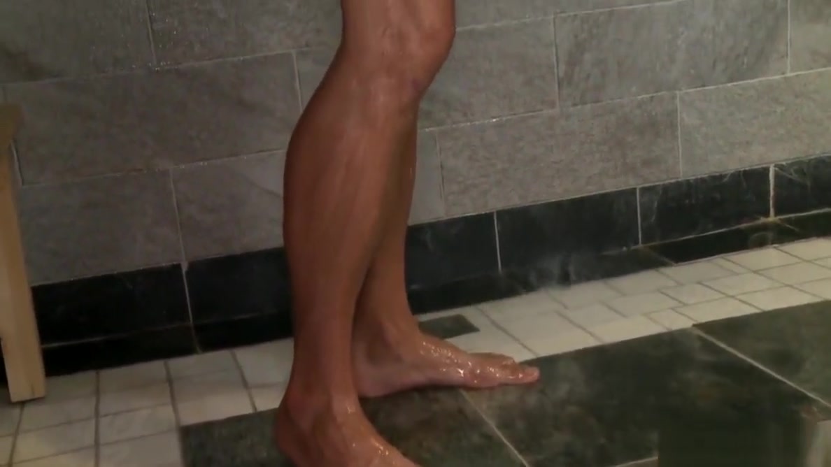 Horny 4 Hairy Guys, Tattoos & Big Dicks In A Public Shower!