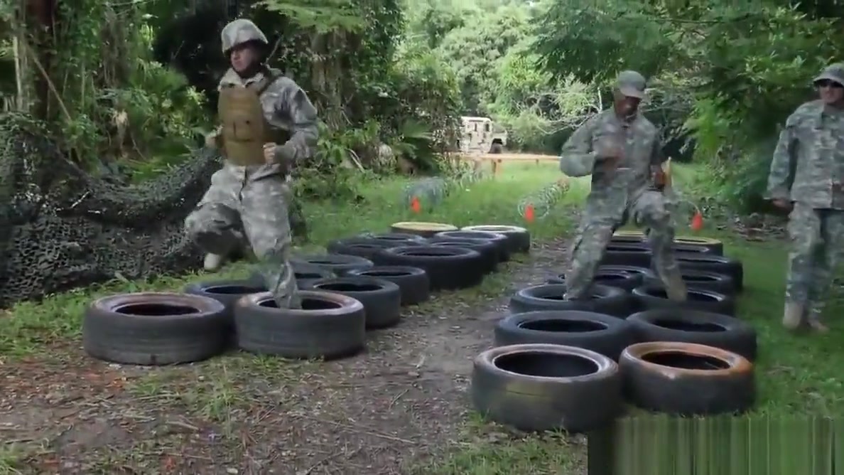 Military hunk assfucked after outdoors bj