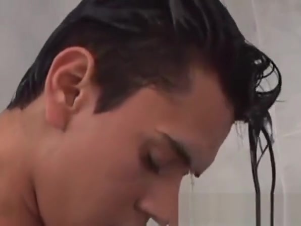 Cute Latino twinks bare fucking under a hot shower