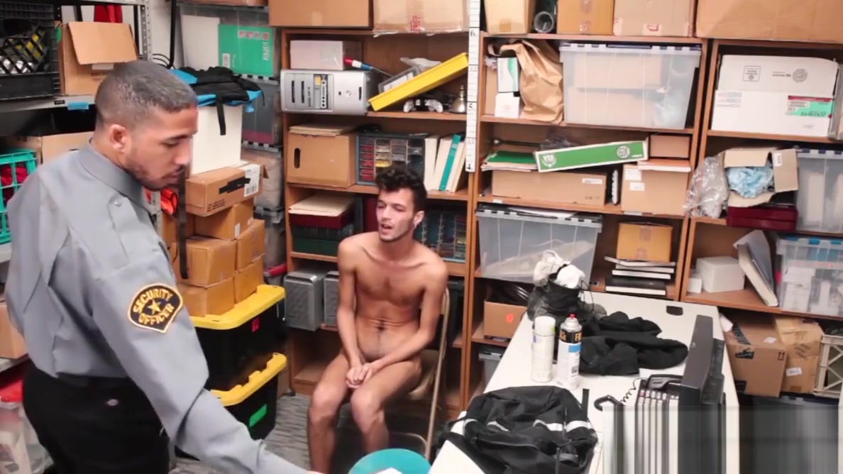 Young shoplifter sucks officers big cock before raw fucking