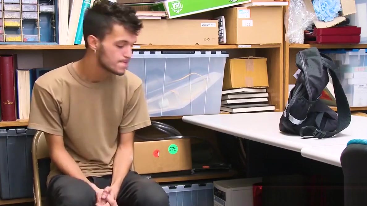 Young shoplifter sucks officers big cock before raw fucking
