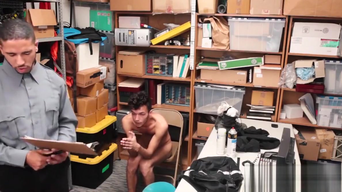 Young shoplifter sucks officers big cock before raw fucking