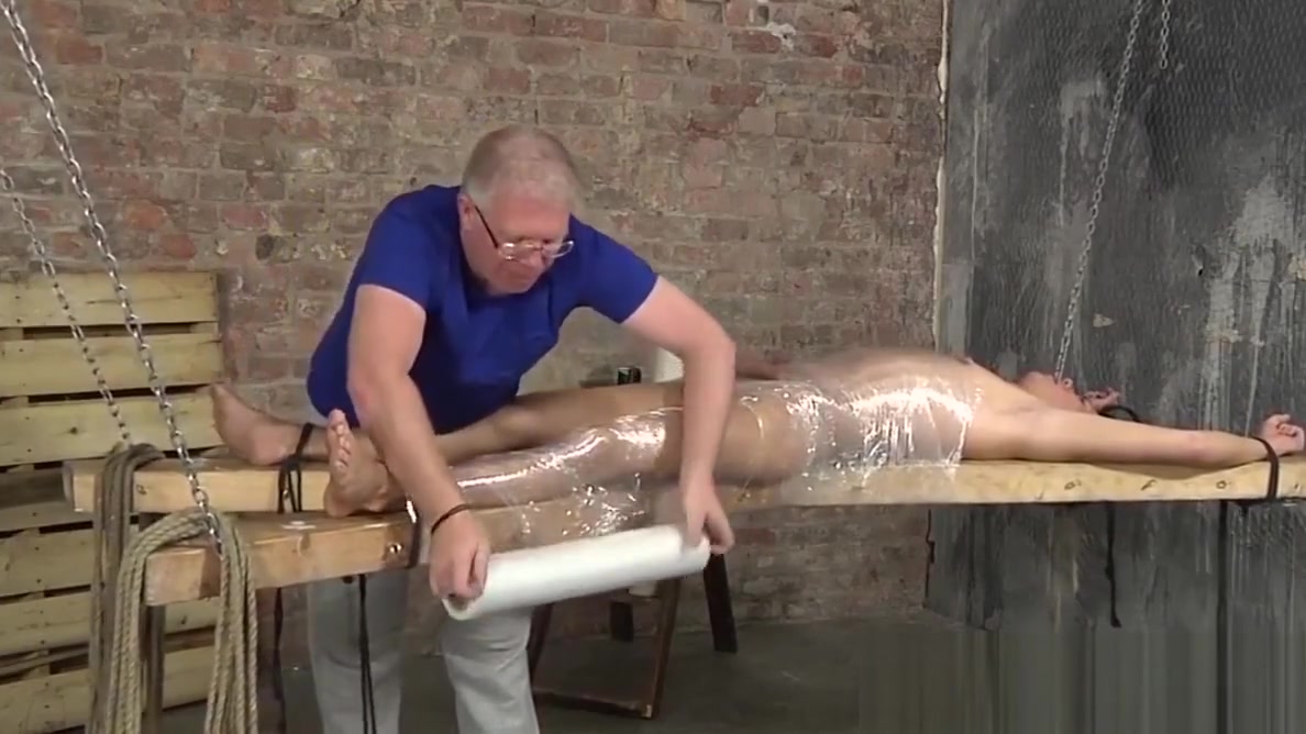 Kinky maledom jerking off younger cock which he craves for