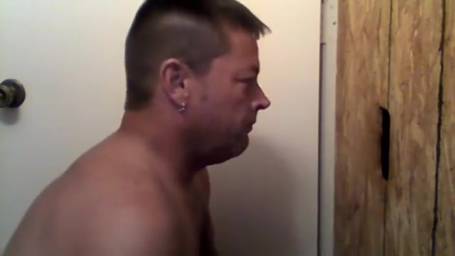 Anon bareback glory hole guy fucking me