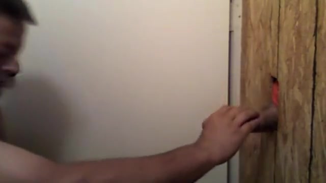 Anon bareback glory hole guy fucking me