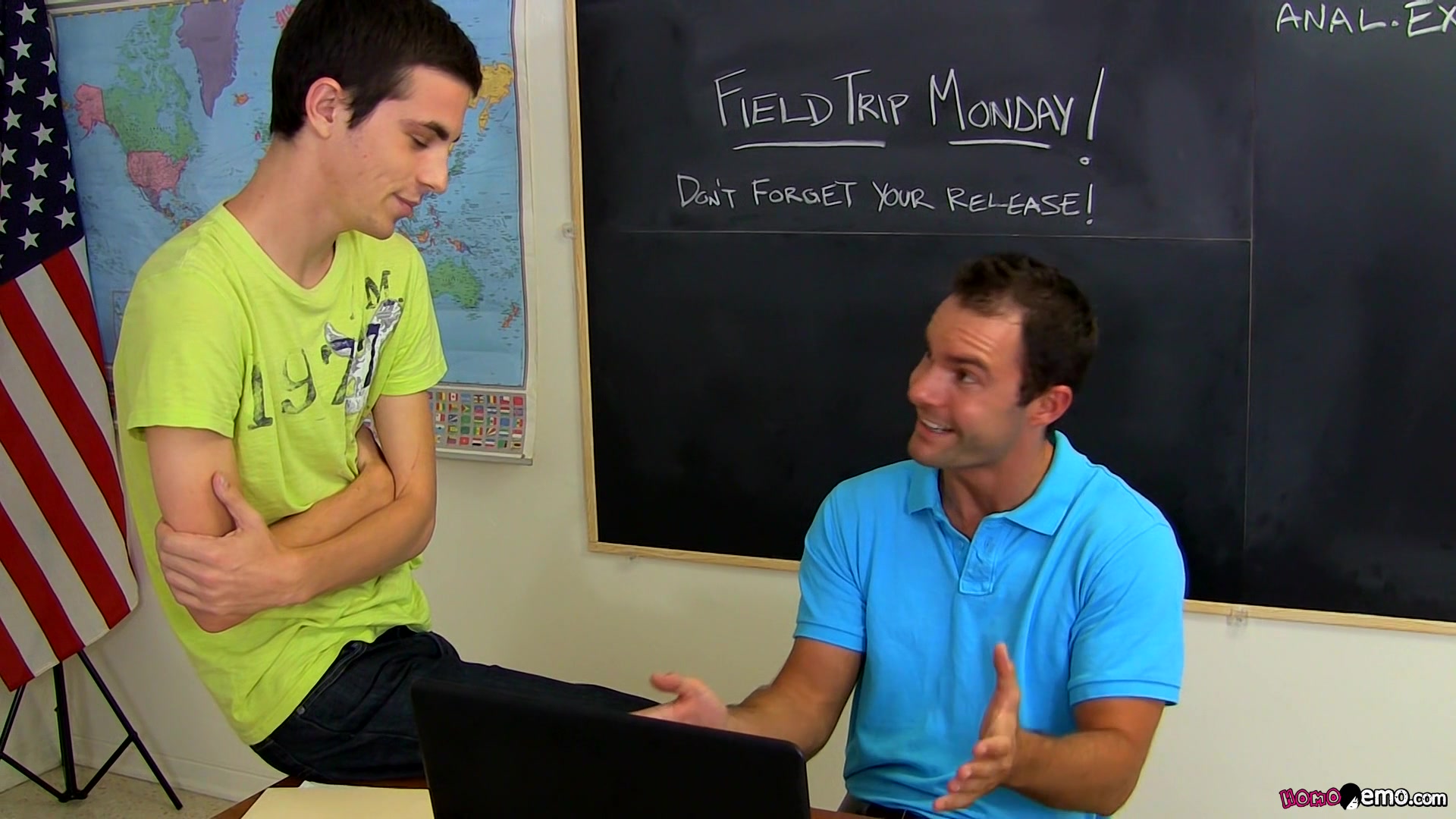 Bribing Teacher With A Big Dick - Conner Bradley & Cameron Kincade