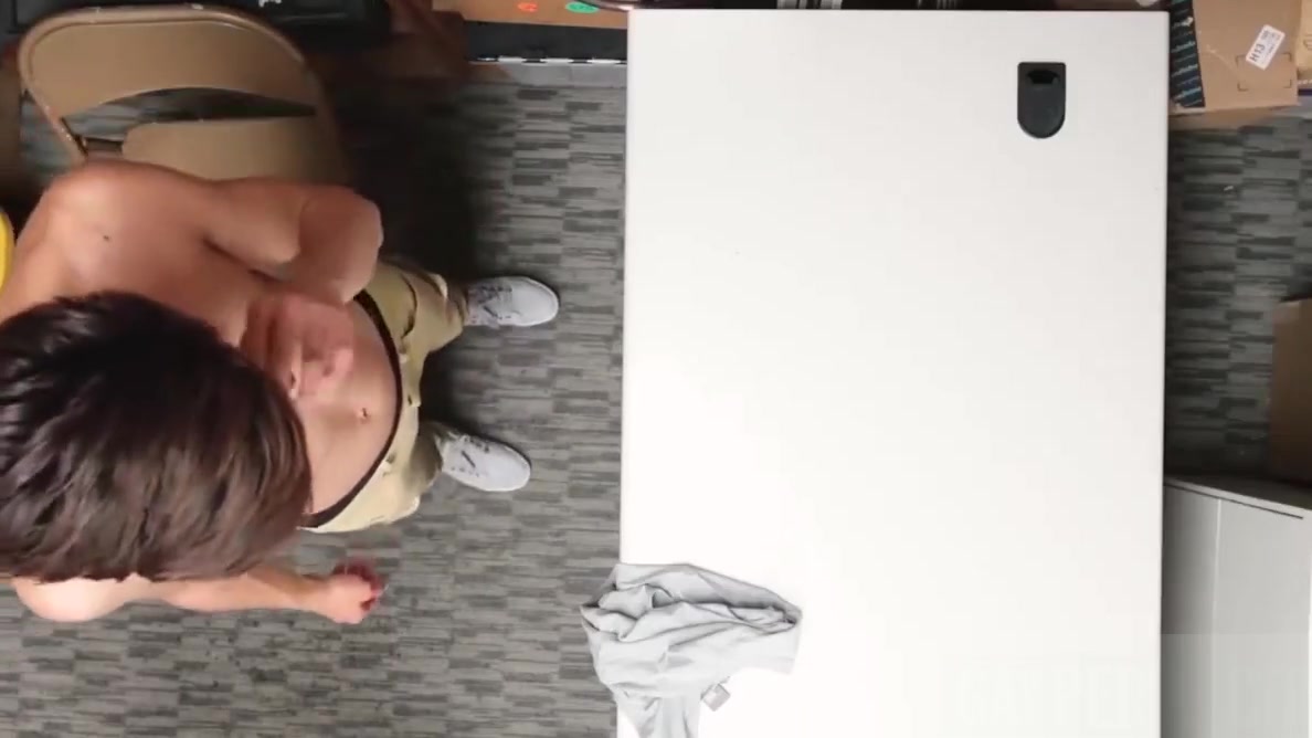 Young perpetrator bouncing on officers huge black cock