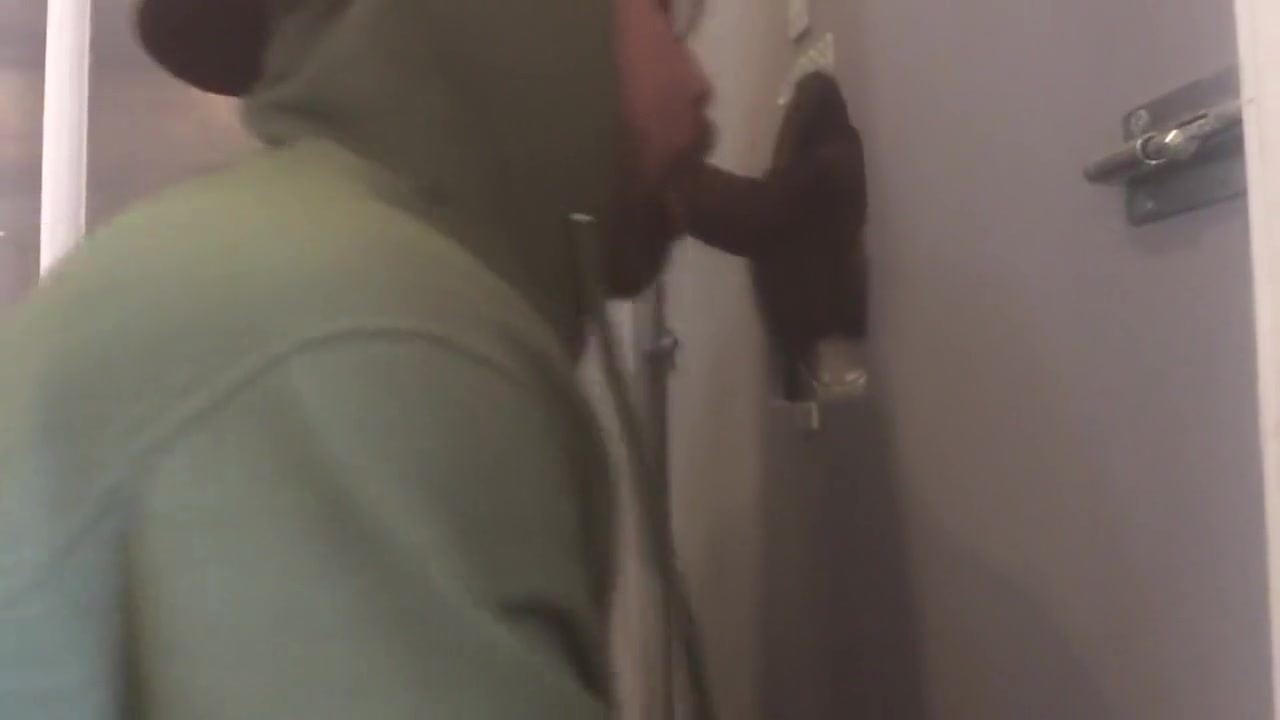 Thick Black Dick Gets Sucked at The Philadelphia Glory Hole