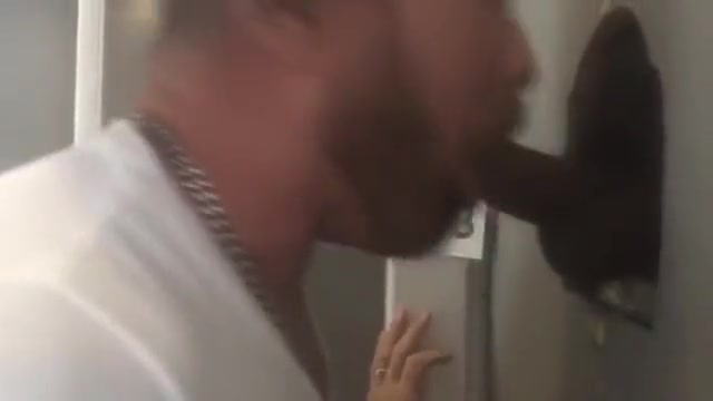 Gloryholes in Philadelphia Sucks 2 Nuts Out of Thick Black Dick