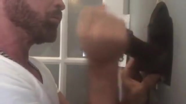 Gloryholes in Philadelphia Sucks 2 Nuts Out of Thick Black Dick