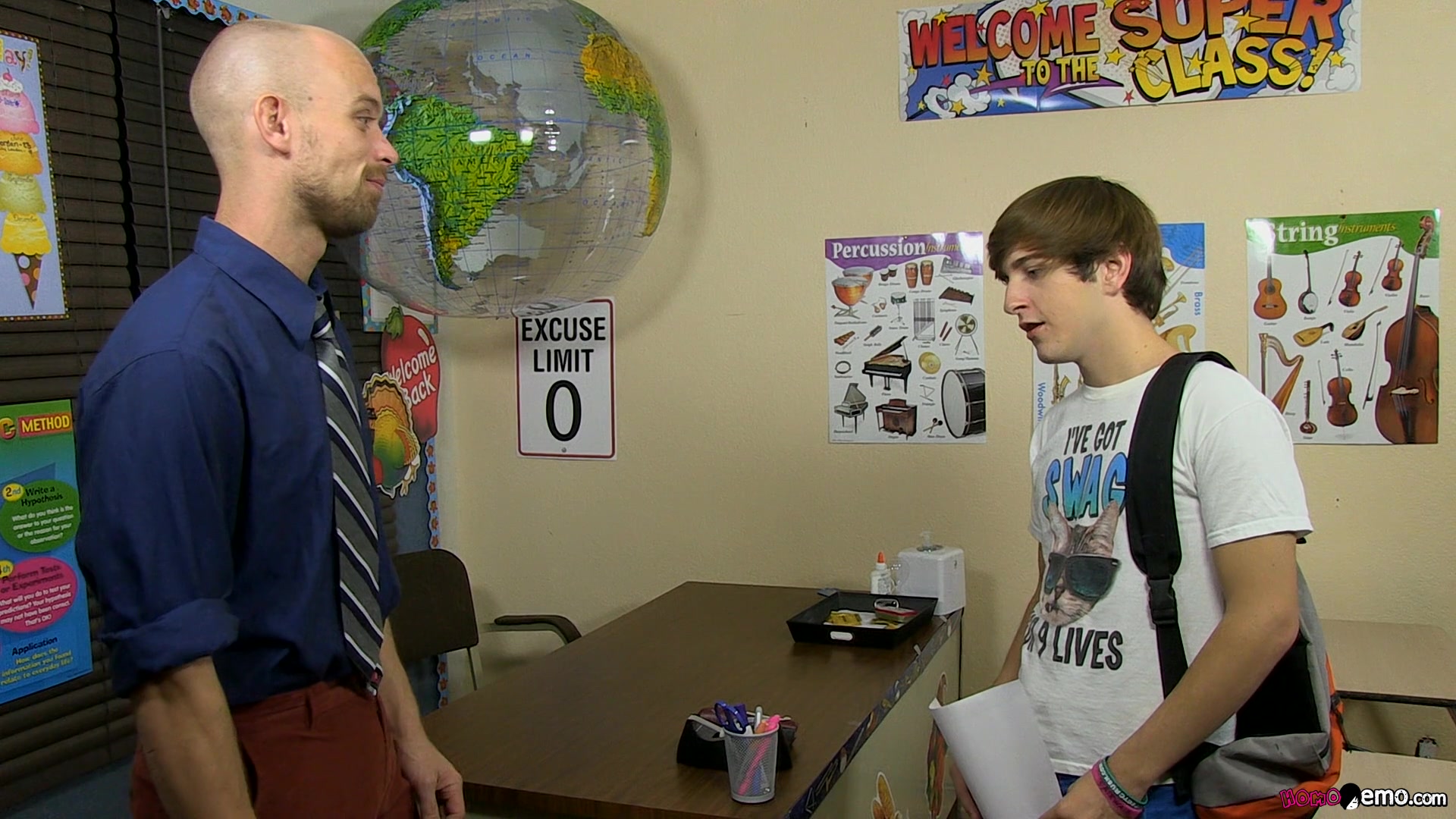Hung Teacher Takes Advantage - Colby Klein & Scott Campbell