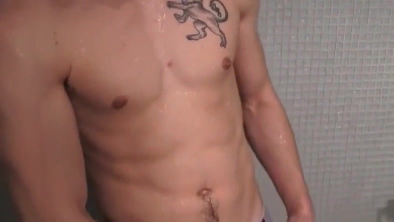 Hunk Shower Jerk Off