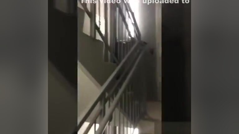 Getting fucked on the stairwell/doctor office during gay pride
