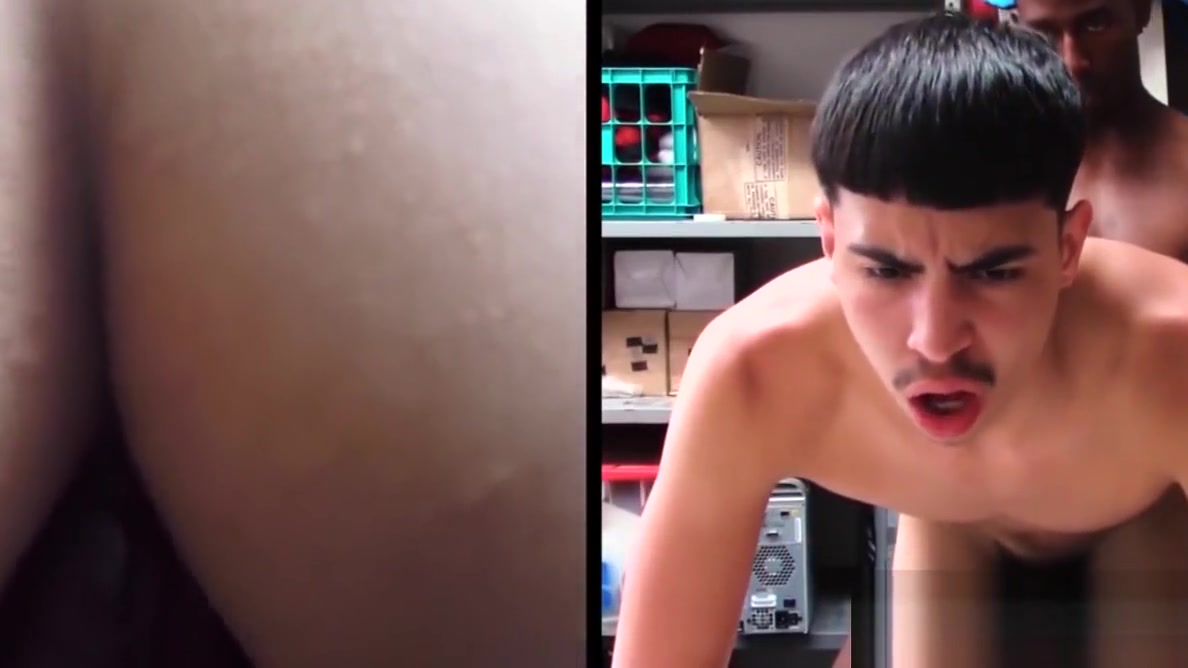Young thief receives interracial raw banging by hung officer
