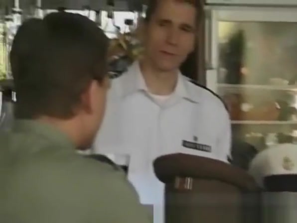 Army captain gets to fuck his soldiers assholes and mouths