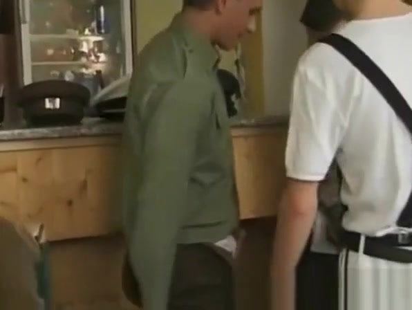 Army captain gets to fuck his soldiers assholes and mouths