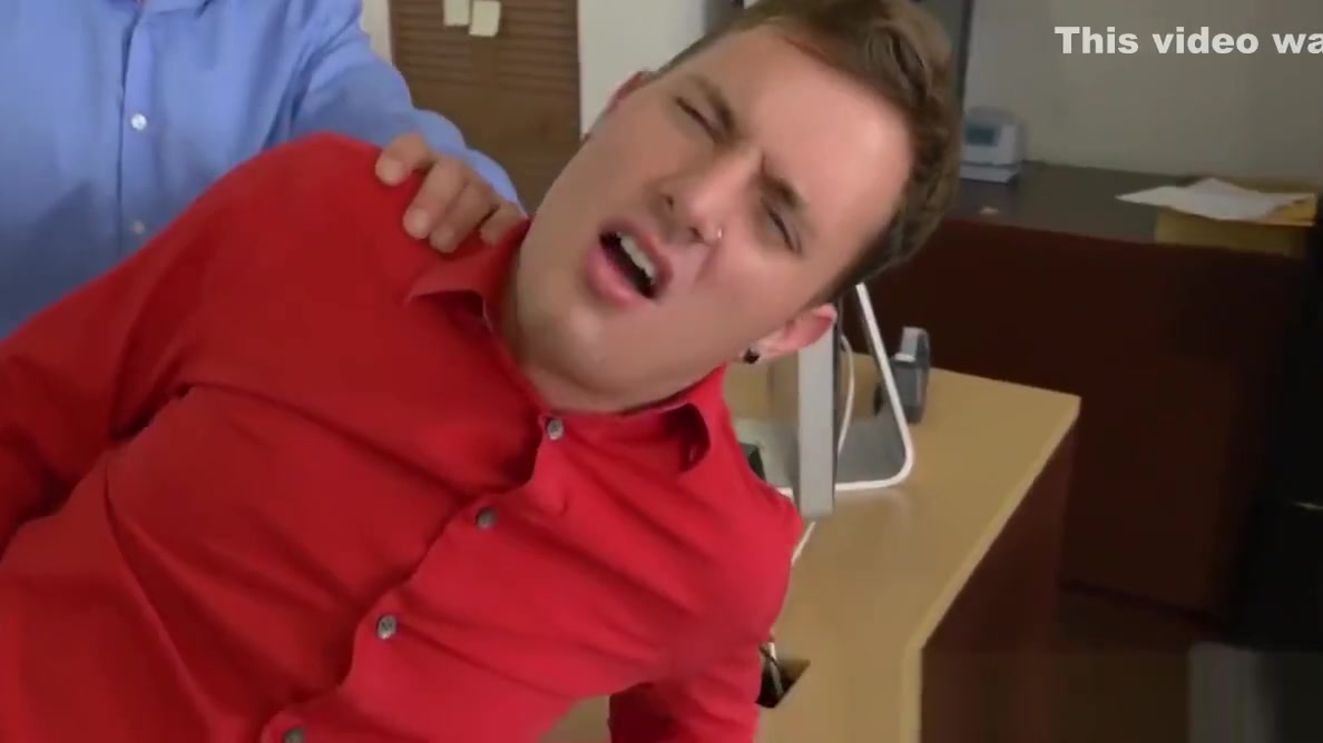 Stress relief in the office when hung hunks fuck wildly