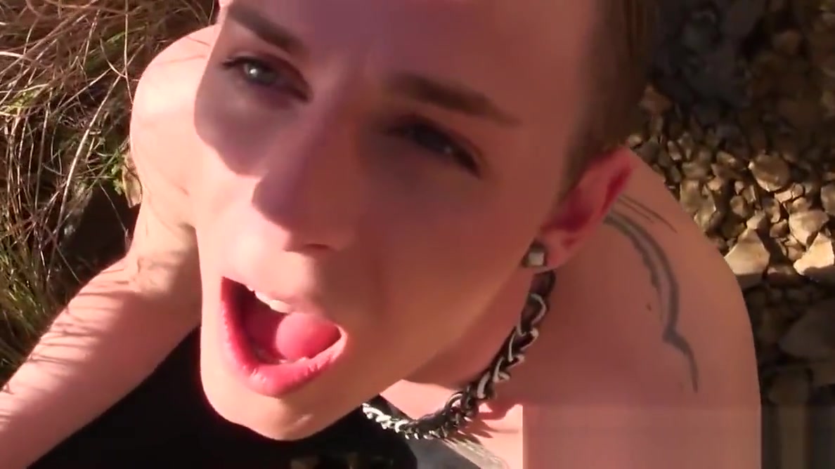 Barebacked twink gets his ass creamed in the mountains POV