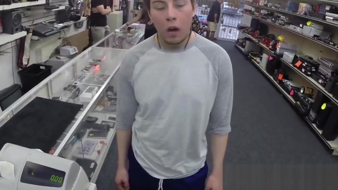 Handsome cutie seduced by money and ass fucked in the office