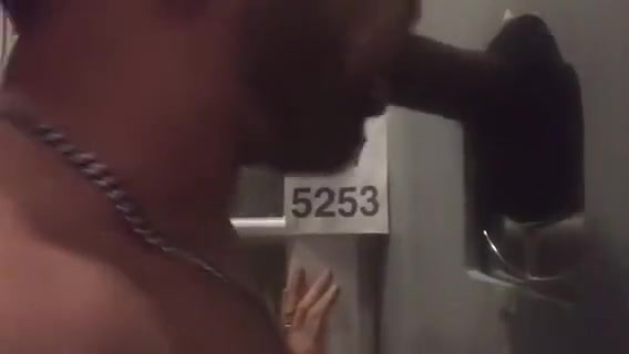 Thick BBC Busts Huge Load at Philly Gloryhole