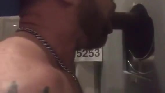 Thick BBC Busts Huge Load at Philly Gloryhole
