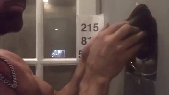 Thick BBC Busts Huge Load at Philly Gloryhole