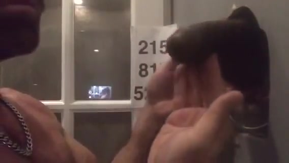 Thick BBC Busts Huge Load at Philly Gloryhole