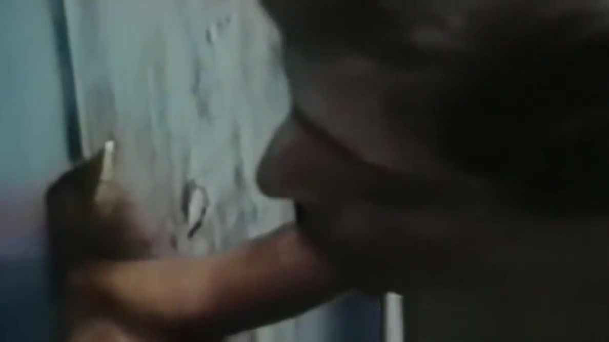 Retro glory hole cock sucking activities with muscular gays