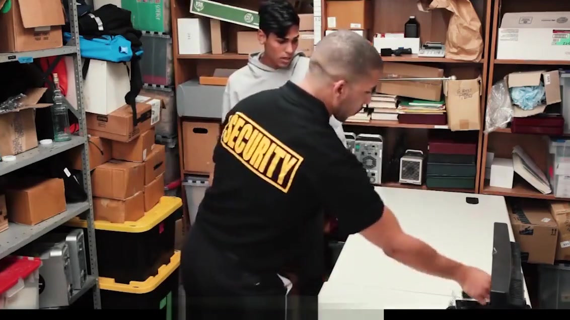 YoungPerps - Latin Guy Used By Security Guard