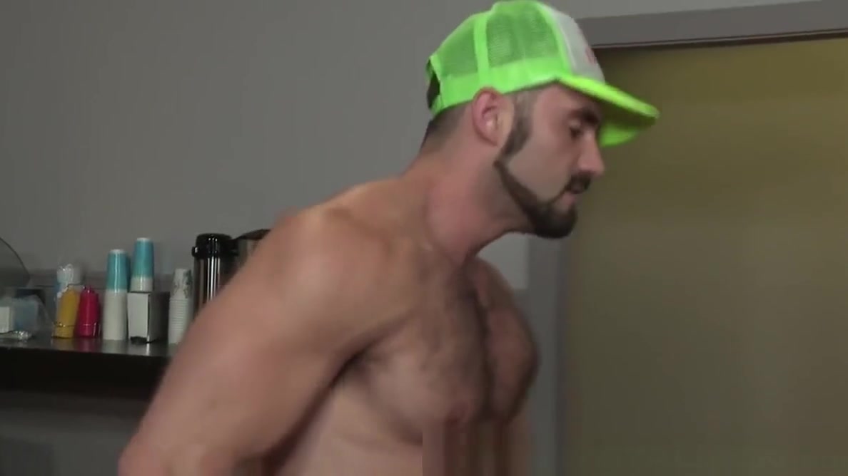 RagingStallion Muscle Hunk Step daddy Analized His Friend In Shop