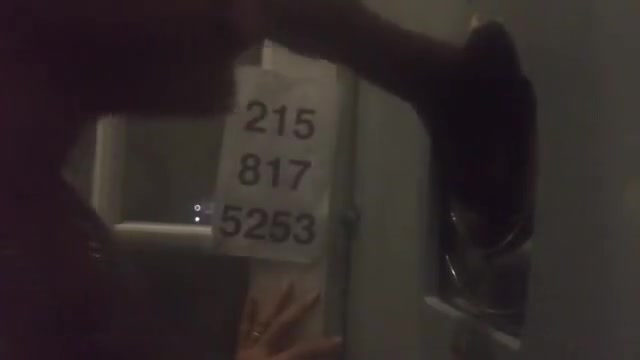 Stud Gives Head Service to Black Dick Traveler at Gloryholes in Philly