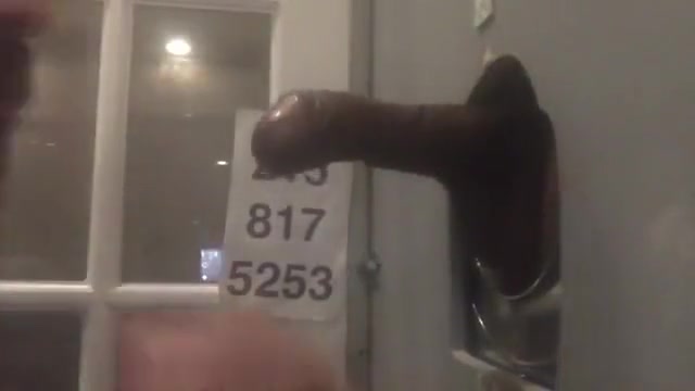 Stud Gives Head Service to Black Dick Traveler at Gloryholes in Philly