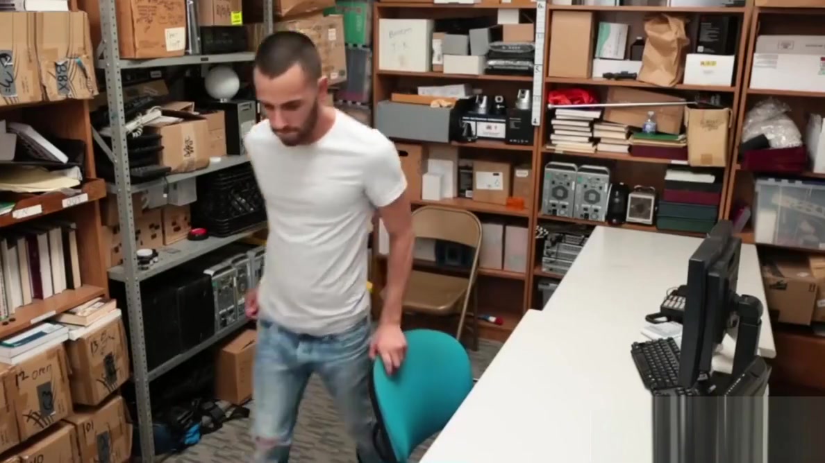 Young perp bent over for raw fucking by officer Maledom