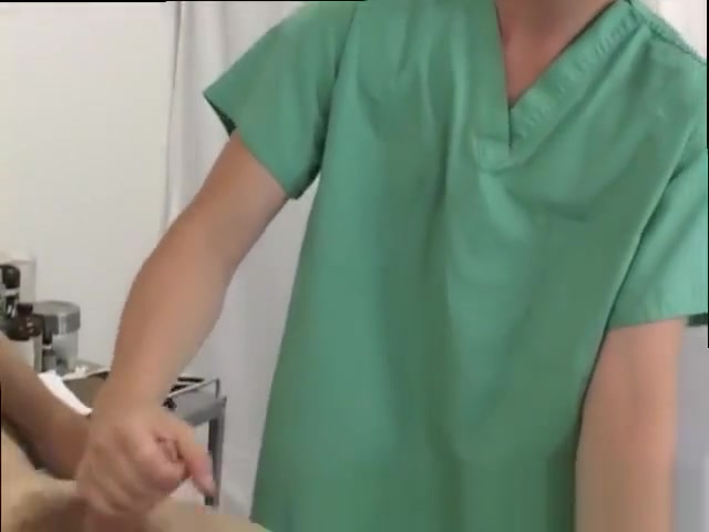 Young handsome boy sucked by the doctor and gay medical movie and black