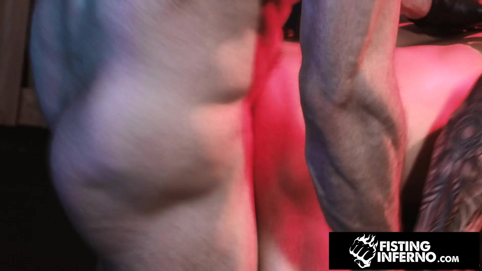 FistingInferno - Leather Clad Step daddies Destroy Harnessed Sub