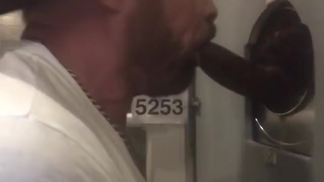 Black Dick with Big Full Balls Nuts at Philadelphia Glory Hole