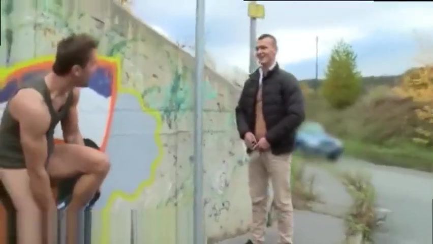 Gay naked outdoors bondage and twink nude under public shower and naked