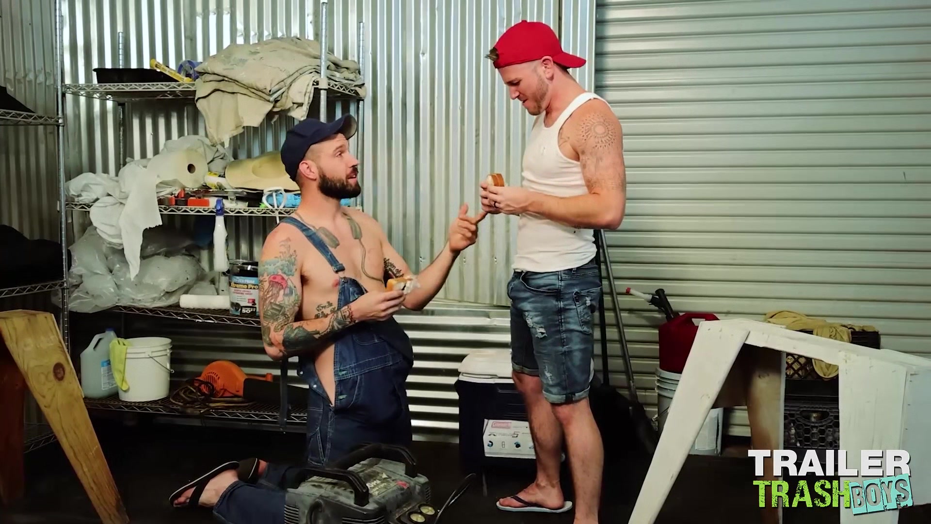 TRAILERTRASHBOYS Buck Richards And Andrew Delta Bareback