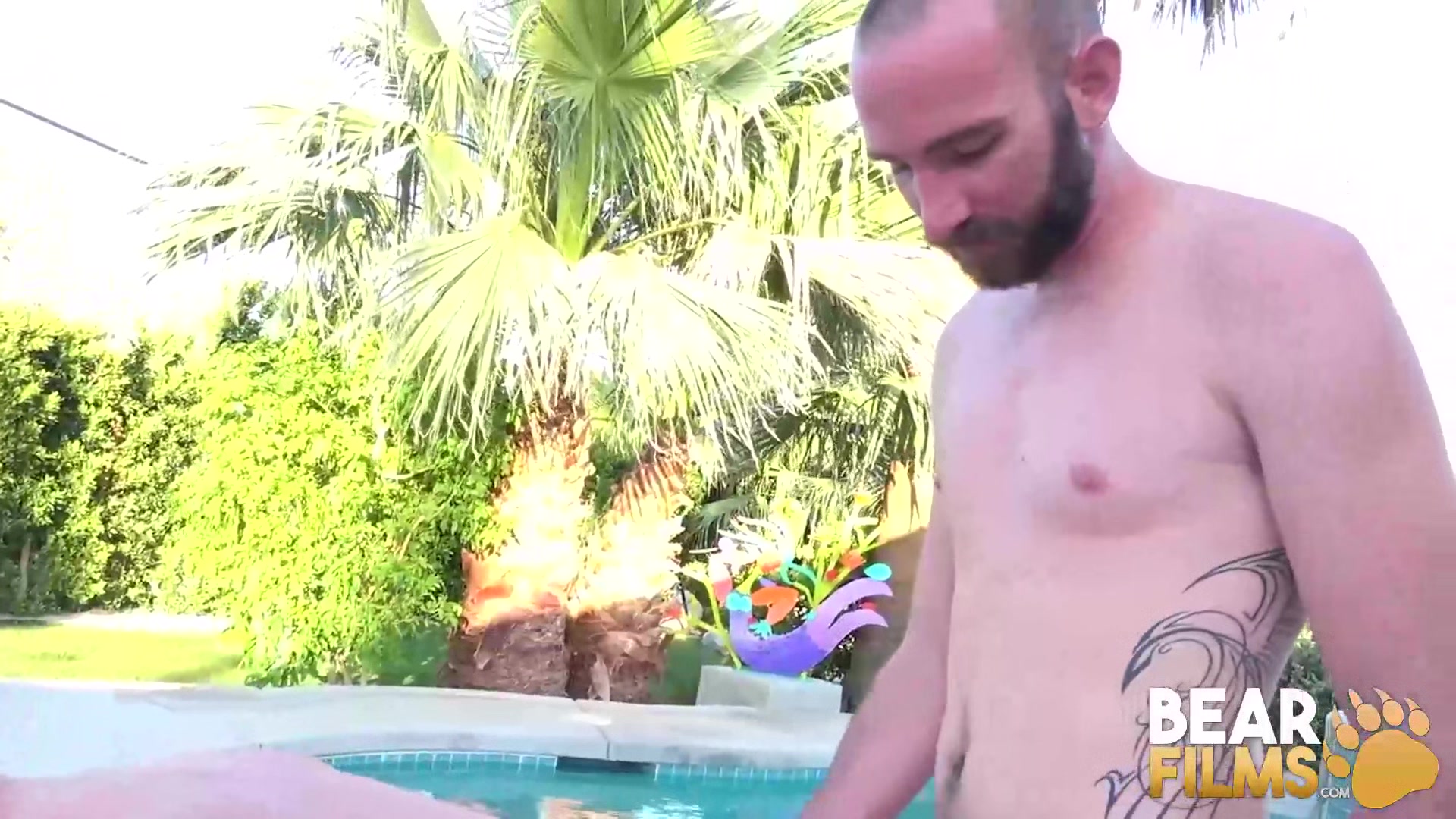 BEARFILMS Hairy Tyler Phoenix And Mac Cameron Bareback