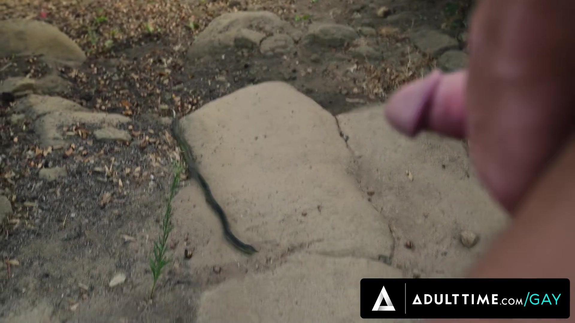 ADULT TIME - OOPSIE - Helpful Friend Michael Boston SUCKS THE VENOM OUT Of Hiking Buddy's Huge DICK!