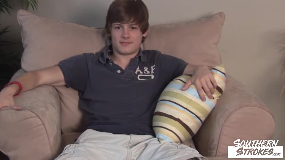 SOUTHERNSTROKES Athletic Twink Rusty Masturbates Dick Solo