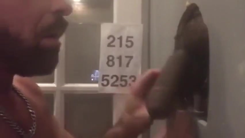 BBC Shoots A Bucket of Cum on My Face at Philly Gloryhole