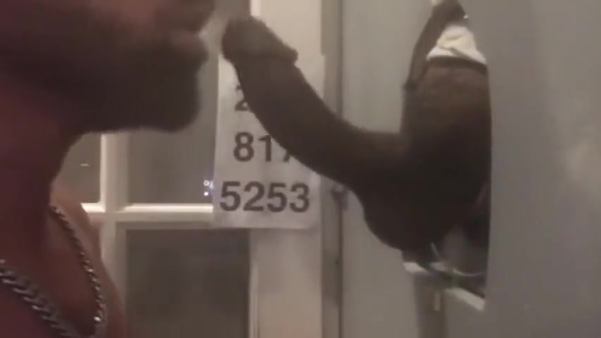BBC Shoots A Bucket of Cum on My Face at Philly Gloryhole