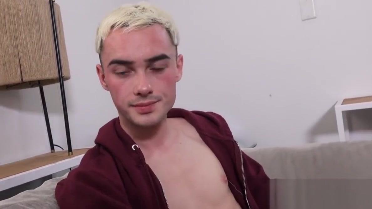 Blond skinny homo raw fucked by his stepbrother in POV