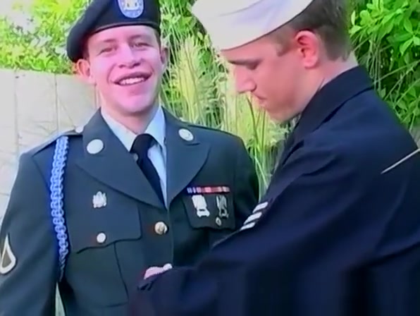 Army twinks in uniform are ready for hardcore drilling