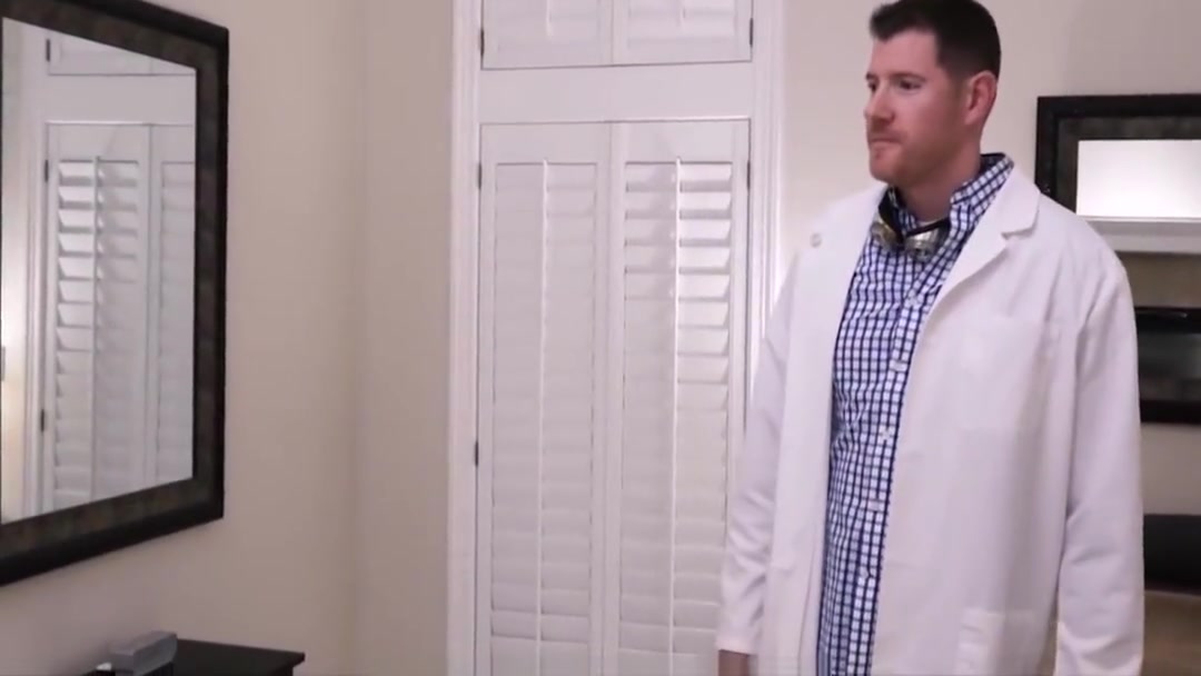 Twink Step Son & Step Dad Go To Doctors House For Halloween
